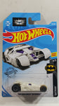 2019 Hot Wheels DC Comics Batman The Dark Knight Batmobile White Die Cast Toy Car Vehicle - New in Package Sealed