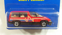 1992 Hot Wheels Chevy Lumina Minivan Red Van Die Cast Toy Car Vehicle - New in Package Sealed
