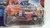 2006 Johnny Lightning American Glory Street Freaks '23 Ford T-Bucket Stars and Stripes Die Cast Toy Car Hot Rod Vehicle New in Package