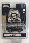 2005 Muscle Machines 5th Anniversary '66 GTO Black 1/64 Scale Die Cast Toy Car Vehicle New in Package