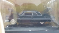 2000 Ertl Collectible American Muscle Limited Edition 1963 Chevy Impala 409 1/64 Scale Black Die Cast Toy Race Car Vehicle New in Box with Display Case