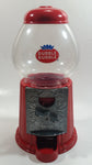Dubble Bubble Gumball Candy Dispenser Machine Coin Bank Metal with Plastic Globe 8 1/2" Tall