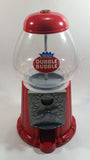 Dubble Bubble Gumball Candy Dispenser Machine Coin Bank Metal with Plastic Globe 11" Tall