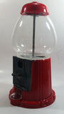 Continental Gumball Candy Dispenser Machine Coin Bank Metal with Glass Globe 11" Tall