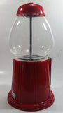 Continental Gumball Candy Dispenser Machine Coin Bank Metal with Glass Globe 11" Tall