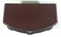 Vintage Jewelry Box with Mirror and Swing Out Drawers with Lower Pull Drawer and Side Compartments