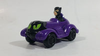 1991 DC Comics Cat Woman in Purple Plastic Toy Car Vehicle McDonald's Happy Meal