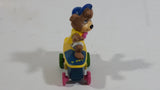 1991 McDonald's Hanna Barbera Yogi Bear Boo Boo Bear Cartoon Character on Skateboard Rev-Up and Go Toy Figure