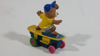 1991 McDonald's Hanna Barbera Yogi Bear Boo Boo Bear Cartoon Character on Skateboard Rev-Up and Go Toy Figure