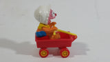 1986 Muppet Babies Animal in a Red Wagon Plastic Toy McDonald's Happy Meal