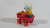 1986 Muppet Babies Animal in a Red Wagon Plastic Toy McDonald's Happy Meal