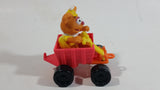 1990 Muppet Babies Fozzie Bear in a Red Train Pump Jack Rail Car Plastic Toy McDonald's Happy Meal