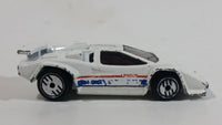 1989 Hot Wheels Lamborghini Countach White Die Cast Toy Exotic Luxury Car Vehicle