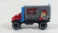 2018 Hot Wheels HW Metro Baja Hauler Red Plastic Body Die Cast Toy Car Vehicle with Opening Rear Door