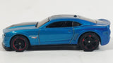 2013 Hot Wheels HW Showroom Garage 2013 Chevy Camaro Special Edition Metalflake Blue Die Cast Toy Muscle Car Vehicle