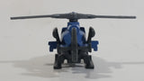 2014 Matchbox Battle Mission Mission Helicopter Blue Die Cast Toy Car Vehicle