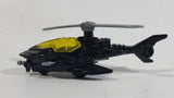 2015 Hot Wheels DC Comics Batman Batcopter Helicopter Black Die Cast Toy Car Vehicle