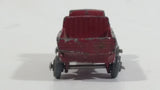 Rare HTF Vintage 1950s Farm Truck Red Tiny Miniature Die Cast Toy Car Vehicle Made in Japan