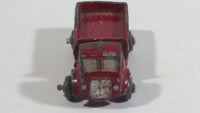 Rare HTF Vintage 1950s Farm Truck Red Tiny Miniature Die Cast Toy Car Vehicle Made in Japan