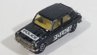 Majorette No. 234 Simca 1100 TI Black Police Die Cast Toy Car Cop Emergency Rescue Vehicle