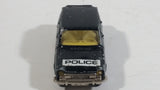 Majorette No. 234 Simca 1100 TI Black Police Die Cast Toy Car Cop Emergency Rescue Vehicle