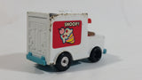 Vintage 1972 Hasbro Aviva Snoopy Handfuls No. C19 Woodstock in White Snoopy Ice Cream Truck Die Cast Toy Car Vehicle
