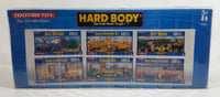 Rare HTF 1998 Tootsie Toy Hard Body Sea Rescue 13 Piece Set Die Cast and Plastic Toy Vehicles New in Package