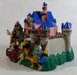 Disney 50th Anniversary Magic Kingdom Light Up Musical Pink Castle Coin Bank Plays 1945 Zip A Dee Doo Dah