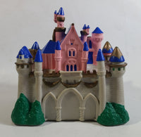 Disney 50th Anniversary Magic Kingdom Light Up Musical Pink Castle Coin Bank Plays 1945 Zip A Dee Doo Dah