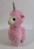 2019 Ty Beanie Babies Lana The Pink Unicorn Llama 10" Tall Stuffed Animal Plush