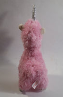 2019 Ty Beanie Babies Lana The Pink Unicorn Llama 10" Tall Stuffed Animal Plush