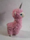 2019 Ty Beanie Babies Lana The Pink Unicorn Llama 10" Tall Stuffed Animal Plush