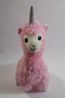 2019 Ty Beanie Babies Lana The Pink Unicorn Llama 10" Tall Stuffed Animal Plush