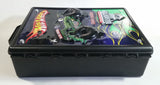 2014 Hot Wheels Monster Jam Grave Digger 15 Monster Trucks Carrying Case Black Plastic Container