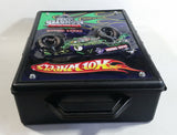 2014 Hot Wheels Monster Jam Grave Digger 15 Monster Trucks Carrying Case Black Plastic Container