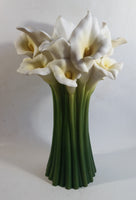 Ibis & Orchid Design #301 Calla Lily 13 1/2" Tall Porcelain Flower Vase