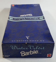 1995 Avon Exclusive Mattel Winter Velvet Barbie Doll Toy New in Box "First In A Series"