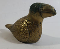 Vintage Brass Bird Decorative Sculpture Made in Korea