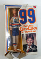 1993 Mattel #99 The Great Gretzky Wayne Gretzky Edmonton Oilers NHL Hockey 12" Tall Team Barbie Doll in Box Long Stick