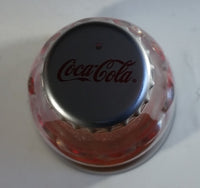 Hard to Find Coca Cola Coke 20 1/2" Tall Clear Plastic Bottle Shaped Bubbling Water Fountain
