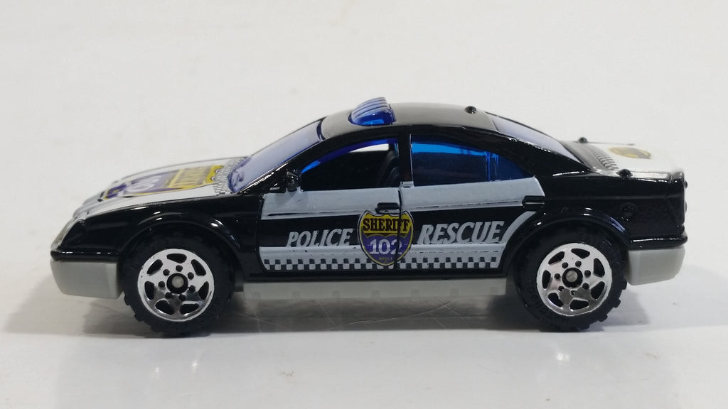 2003 Matchbox Special Edition Police Car Sheriff 102 Black and White D ...