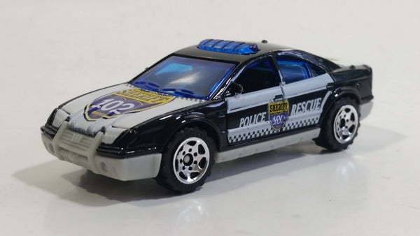 2003 Matchbox Special Edition Police Car Sheriff 102 Black and White Die Cast Toy Car Rescue Emergency Vehicle