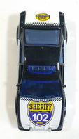 2003 Matchbox Special Edition Police Car Sheriff 102 Black and White Die Cast Toy Car Rescue Emergency Vehicle