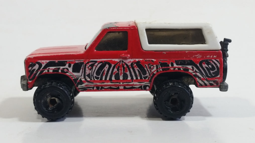 1998 Hot Wheels Ford Bronco Red Die Cast Toy Car SUV Vehicle – Treasure ...