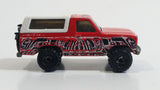 1998 Hot Wheels Ford Bronco Red Die Cast Toy Car SUV Vehicle
