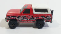 1998 Hot Wheels Ford Bronco Red Die Cast Toy Car SUV Vehicle