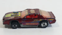 1989 Hot Wheels 74 Blown Camaro Metallic Dark Red Die Cast Toy Car Vehicle UH