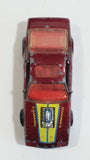 1989 Hot Wheels 74 Blown Camaro Metallic Dark Red Die Cast Toy Car Vehicle UH