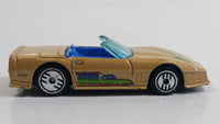 1993 Hot Wheels 25th Anniversary Custom Corvette Convertible Light Brown Die Cast Toy Car Vehicle