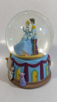 Enesco Disney Cinderella and Prince Charming Musical Snow Globe Plays "I Love You Truly"